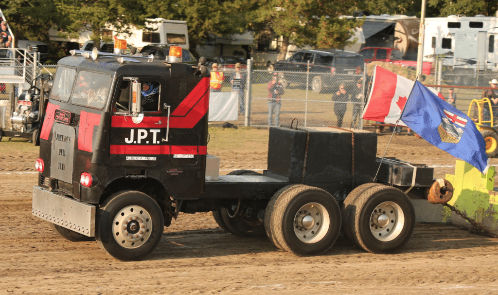 alberta diesel day tractor pull event june