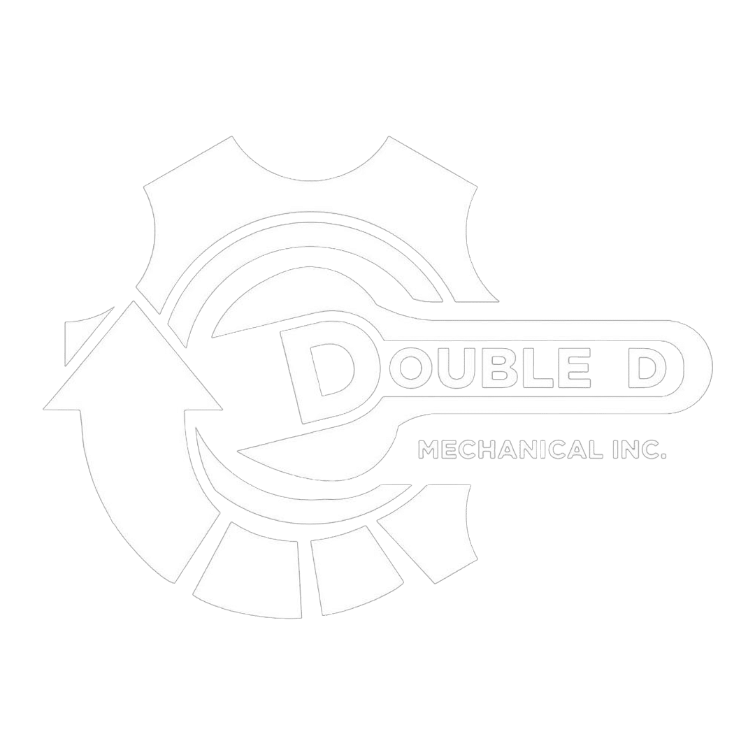 Logo of Double D Mechanical Inc., featuring a gear and circular motif